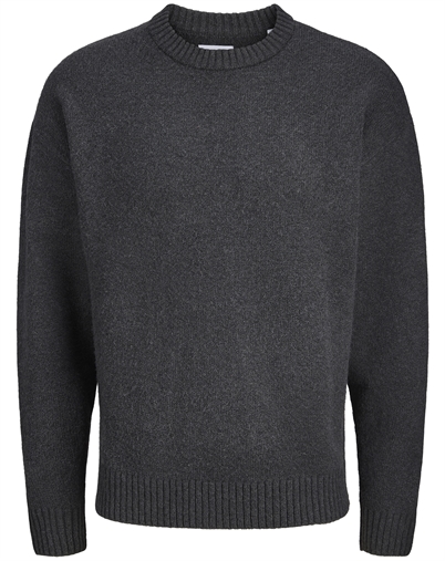 Jack & Jones - JJESoho Ollie Knit Crew Neck - Asphalt